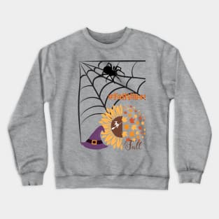 A fun little pumpkin spice witchcraft in the air. Crewneck Sweatshirt